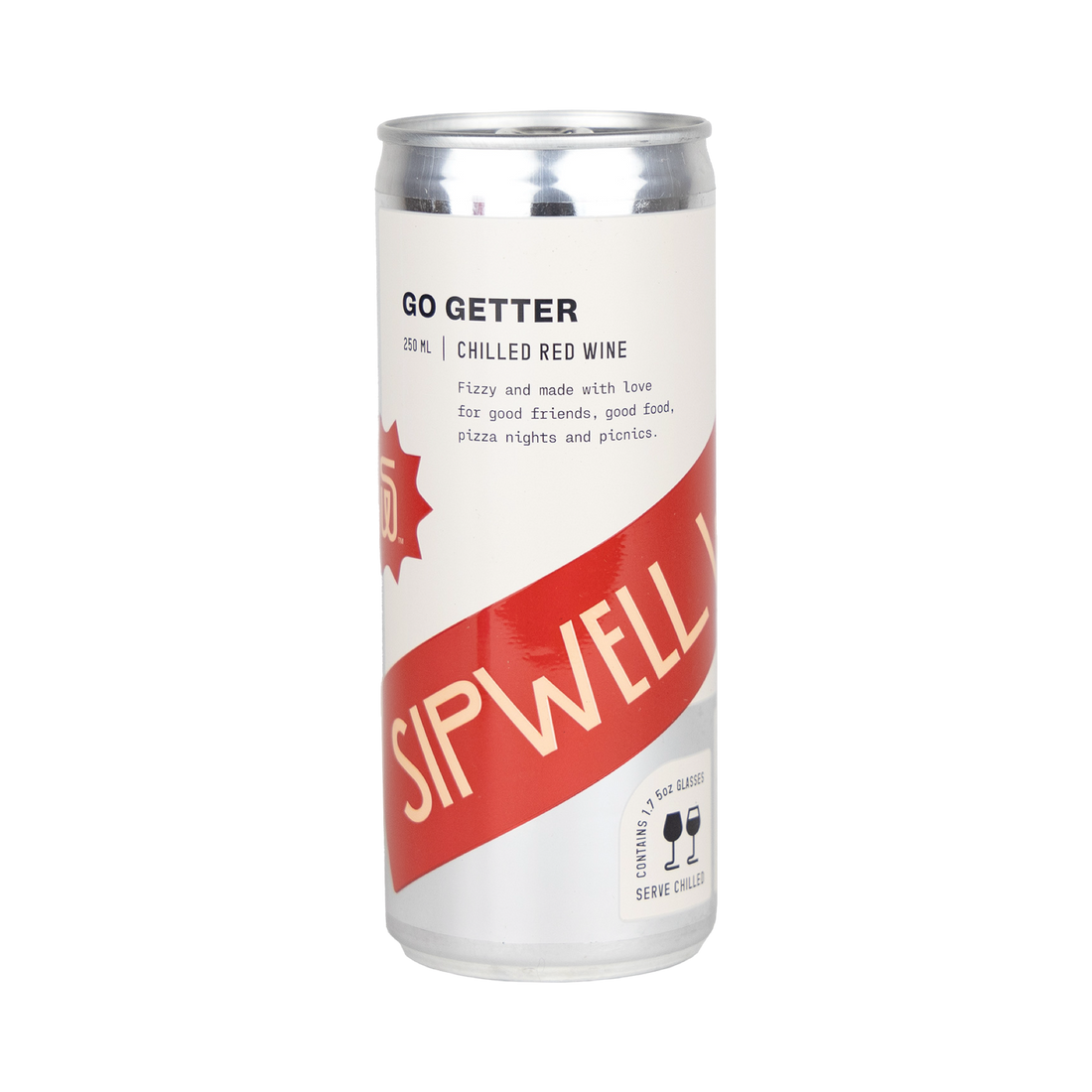 Sipwell, Go Getter | Chilled Red 250mL Can | California