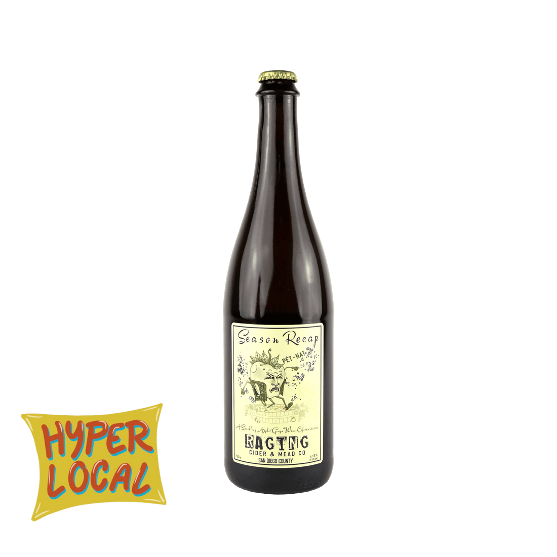 Raging Cider & Mead Co, Season Recap | Pet-Nat 750 mL | 2020 | San Diego County